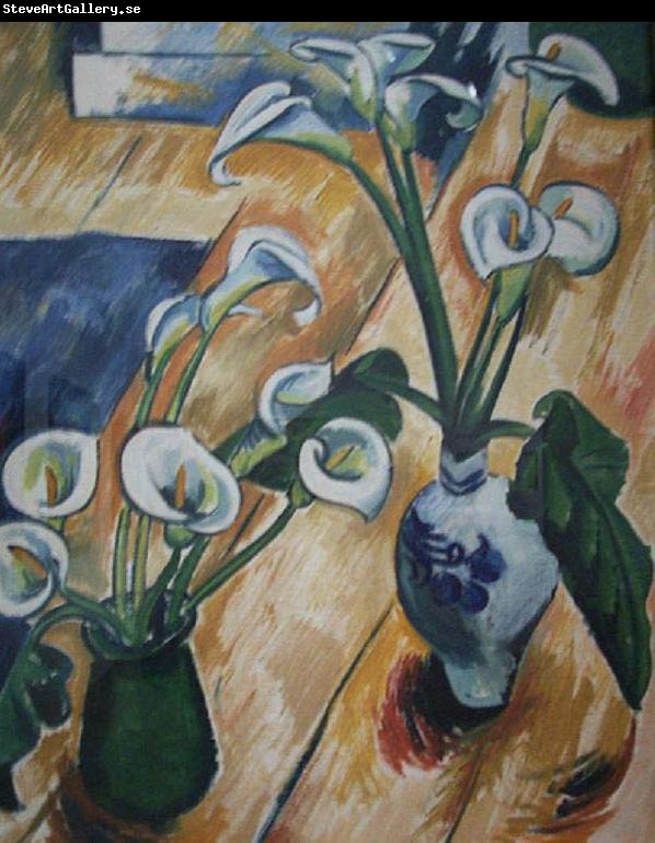 Max Pechstein Calla Lillies